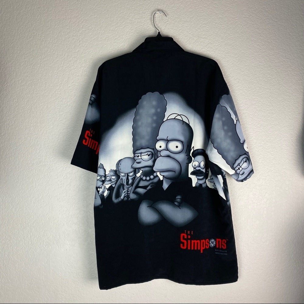 The Simpsons Vintage Button Up Shirt Size Large - Picture 5 of 6